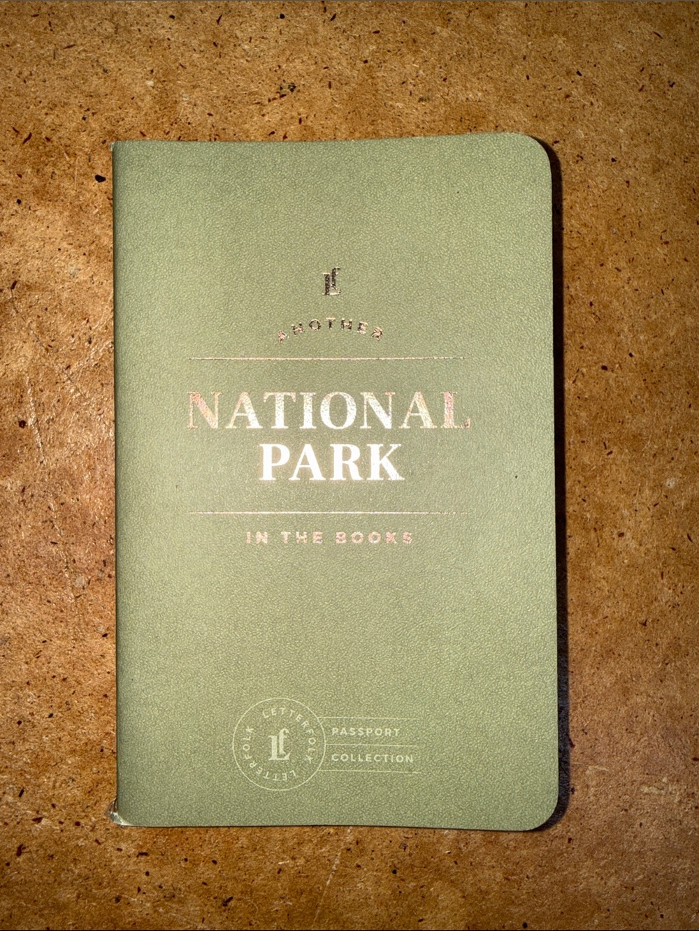 National Park Passport Notebook - Sage Green